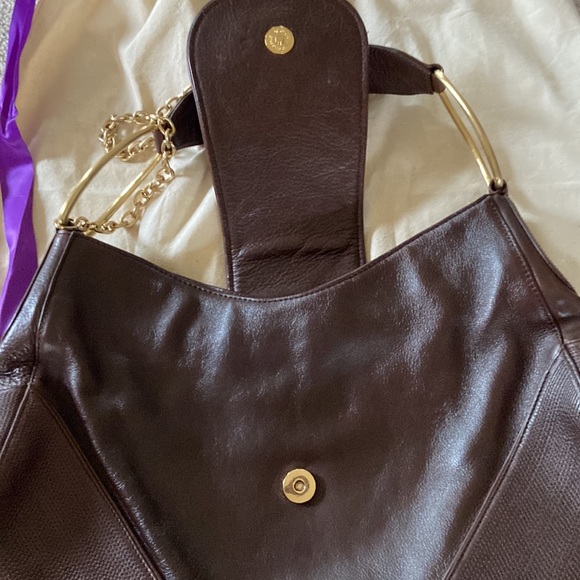 Botkier Leather Gold Horn Shoulder Bag - Picture 9 of 16